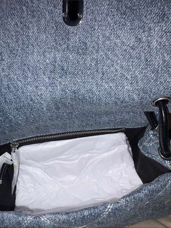 MARC JACOBS THE QUILTED DENIM MINI DUAL SHOULDER BAG NWT